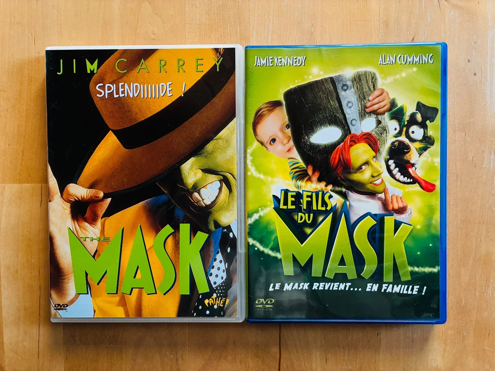 Lot 2 DVD: The Mask Jim Carrey et Le fils du Mask.
